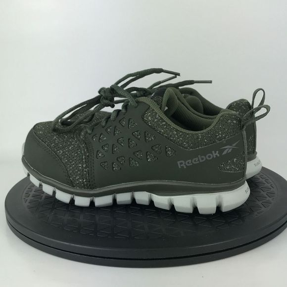 Reebok SubLite Cushion Work Green Composite Toe Safety Shoes Women’s Size 5 Wide - Picture 7 of 12